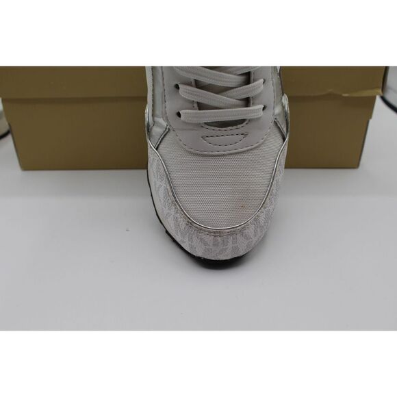 Michael Kors Maddy Two-Tone Logo Trainer - Picture 12 of 12